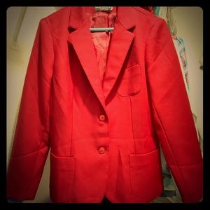 Red blazer
